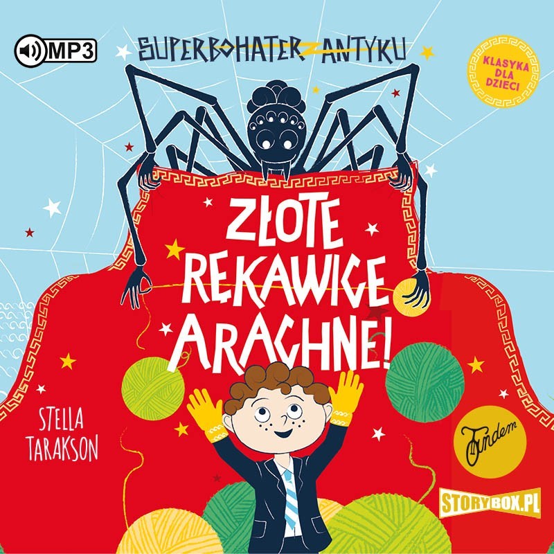 audiobook - Superbohater z antyku. Tom 3. Złote rękawice Arachne! - Stella Tarakson